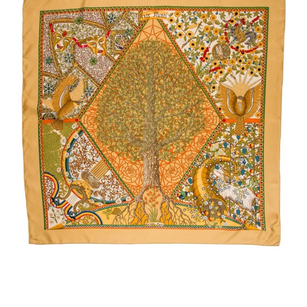 Hermès Multicolor Silk Scarf